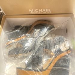 Michael Kors Wedge Leather Shoes