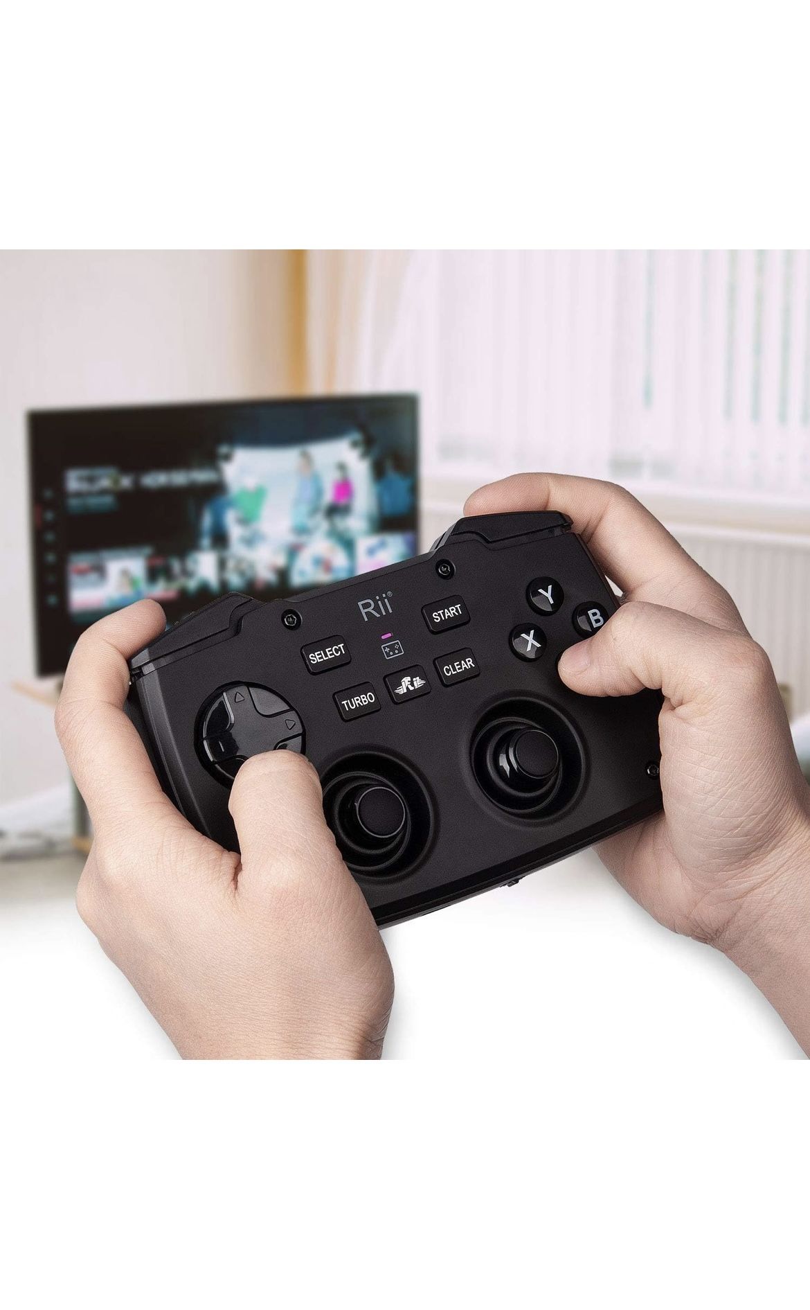 (Backlit Version)Rii RK707 3 in 1 Multifunctional 2.4Ghz Wireless Portable Game