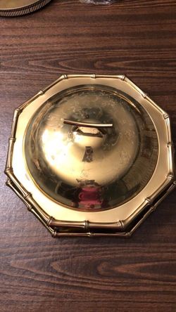 Serving piece with tray