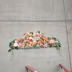 Silk flower wedding decorations