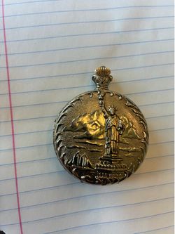 Statue of Liberty Centennial Commemorative Pocket Watch