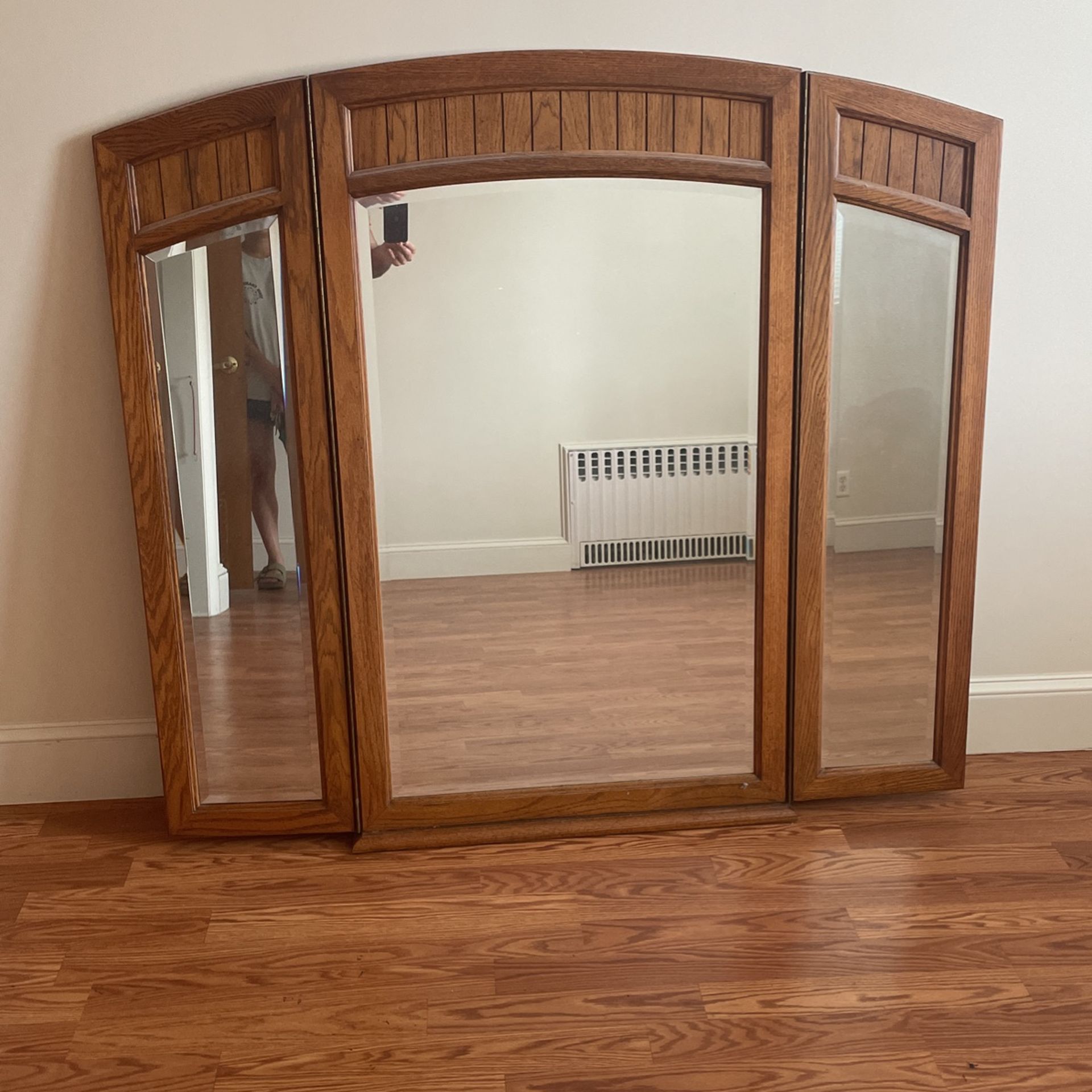 Wooden Antique Mirror