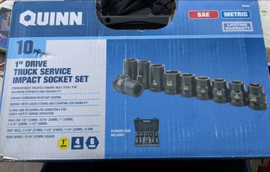 Quinn professional truck repair socket set