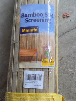 Mininfa Bamboo Slat Screening 4ft x 13ft
