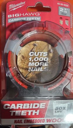 Milwaukee Big Hawg Carbide Teeth