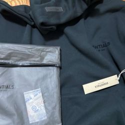 Black On Black Essential Hoodie Brand New 