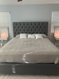 Living Spaces CAL King bed
