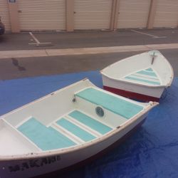 Nesting Dinghy With Sailplan And Motor