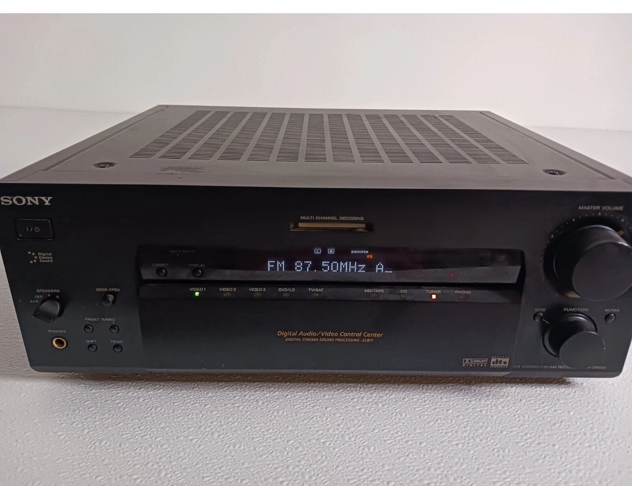Sony STR-DB830 Home Theater Stereo AM FM A/V RECEIVER SETTING  TESTED & WORKING 