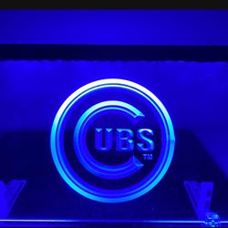 Chicago Cubs LED sign (8”x12”)