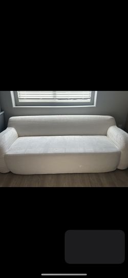 White Dorm Sofa Brand New Condition 