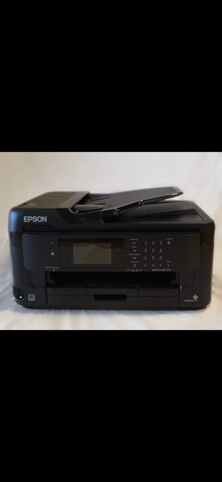 Epson WorkForce WF-7710 Printer with Printers Jack Sublimation Ink Bottles