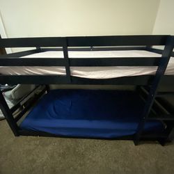 (Brand New)Twin Bunk Beds With Mattresses 