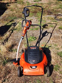 Black & Decker Electric Lawn Mower & String Trimmer Matching Combo
