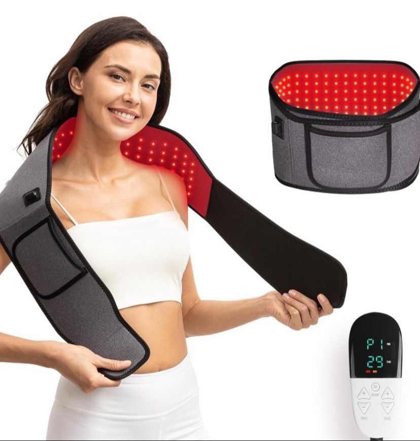 ‼️BRAND NEW‼️ Red Light Therapy Wrap Belt for Body. For Men and Women. 100 LEDs, 3 Light modes, 5 intensity levels, 9 Timer settings, Remote Control,