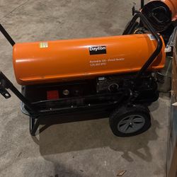 Dayton Portable Oil Fire Heater 125000 BTU