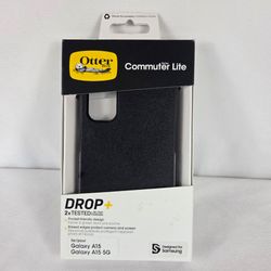 Otterbox Samsung Galaxy A15 & A15 5G Black Commuter Lite Phone Case Pocket Size