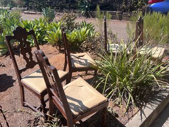 5 FREE Wooden Dining Room Chairs