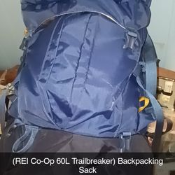 REI 60L Backpacking Pack + REI 3 Person Dome Tent 