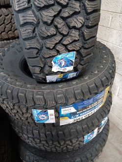 New set of tires lion xt 285 75 16 lt