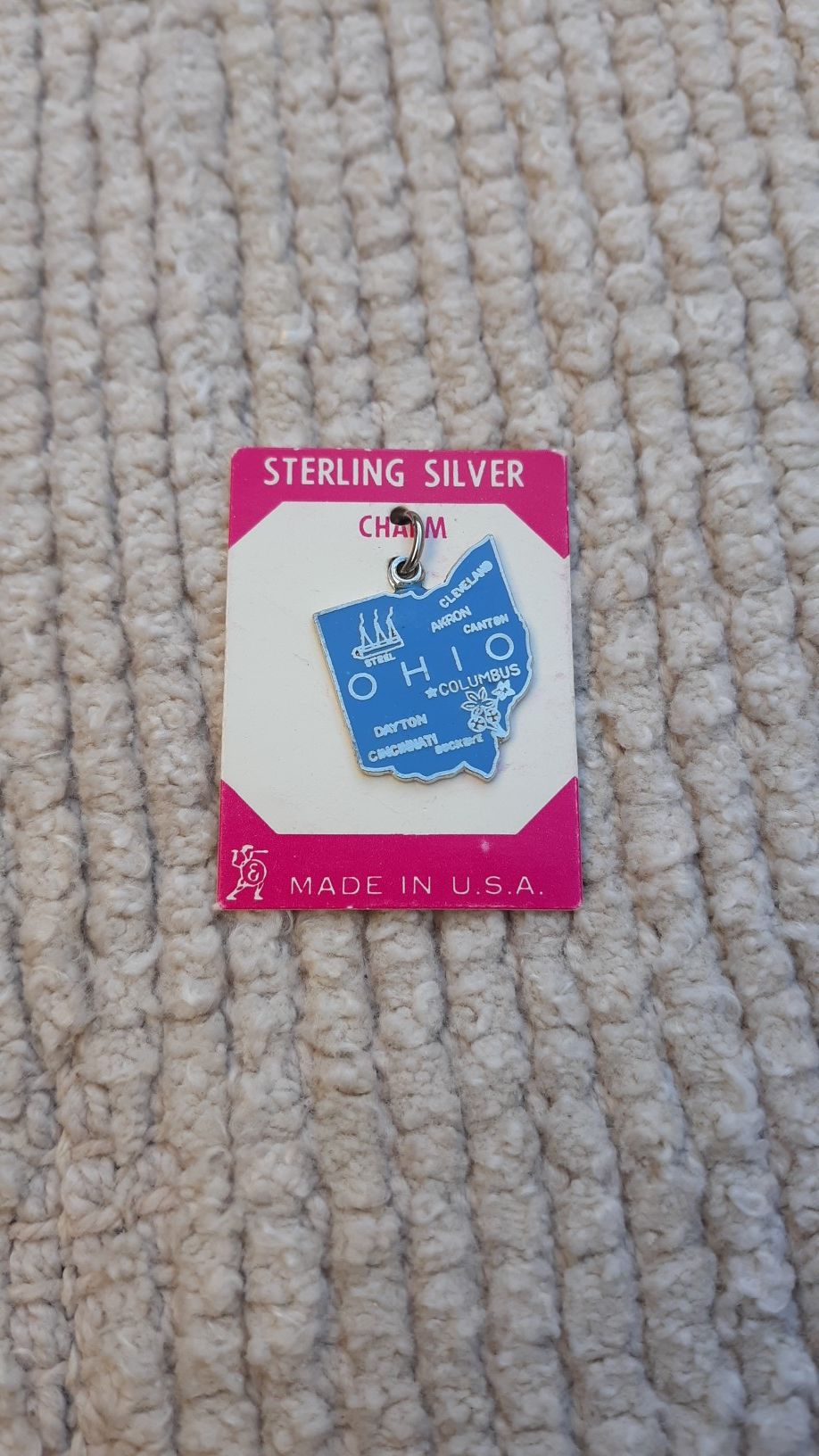 Ohio Vintage Sterling Silver Charm