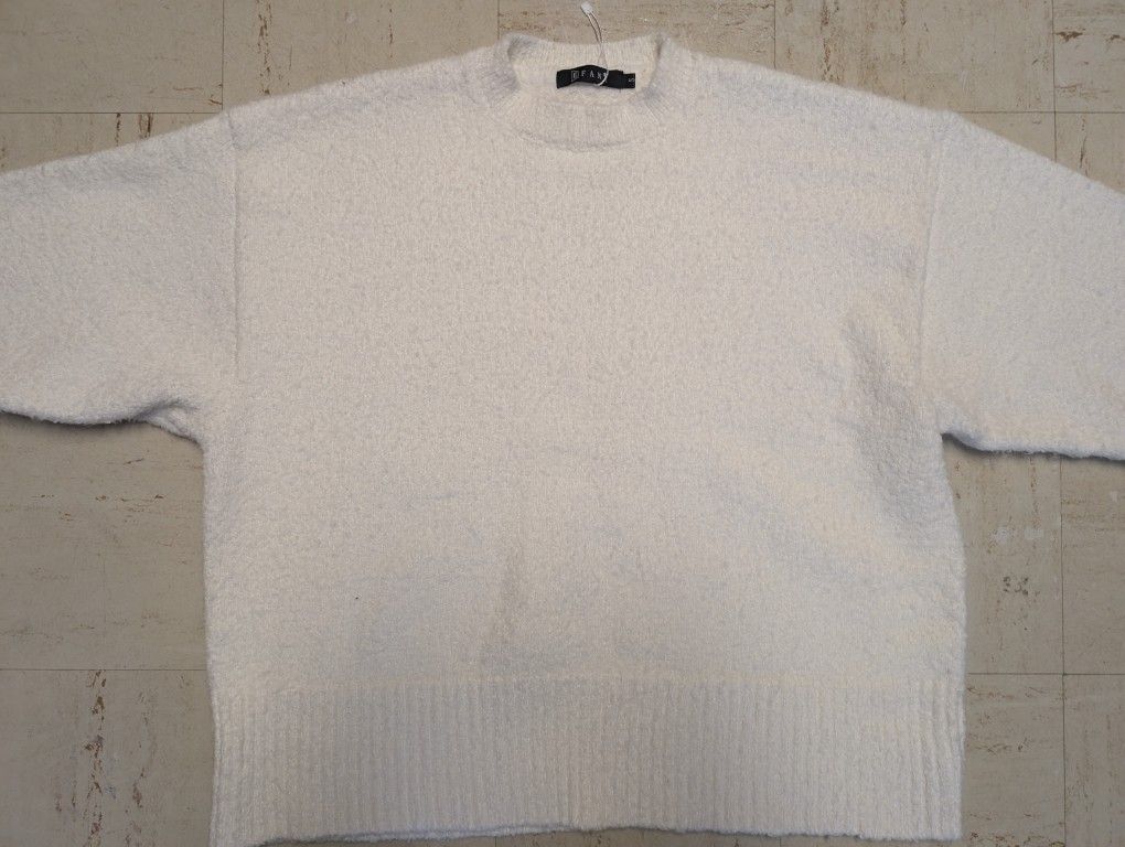 White Women's Cozy Sweater