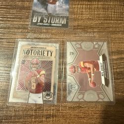 3 Jayden Daniels 2024 Rookie Football Cards With 2 Inserts Washington Commanders Rookie Of The Year 
