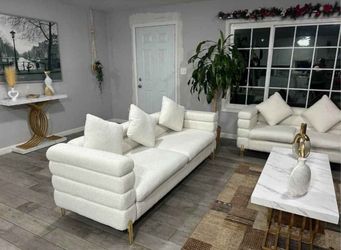 Juego De Sala Estacionario blanco