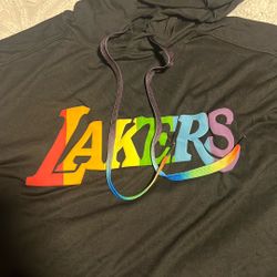 Lakers Long Sleeve Hoodie (Rainbow)