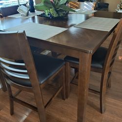 Expresso 5 pieces Counter Height Dining Table