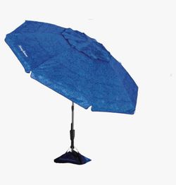 Tommy Bahama ANCHORX Adjustable Beach Umbrella Base System with Sand Anchor and Carrying Bag