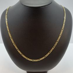 14K Figaro Chain. New 