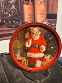 Santa Claus Xmas tin