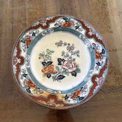Albert “J&E” Oriental Floral Motif Antique Plate 