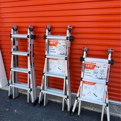Little giant Multi M18, 18-ft Reach Type 1A - 300 Ibs. Load Capacity Telescoping Multi-Position Ladder