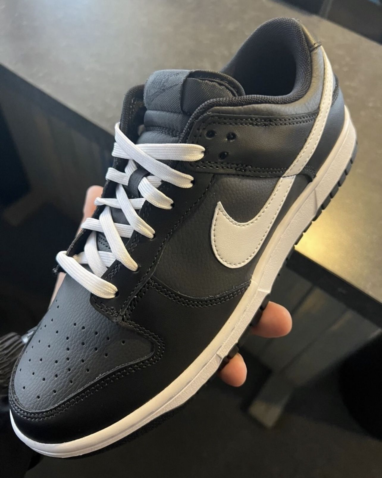 Nike Dunk Low Reverse Panda Black White Size Mens,