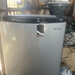 Small Refrigerator Black &Silv  Color $80, OBO 