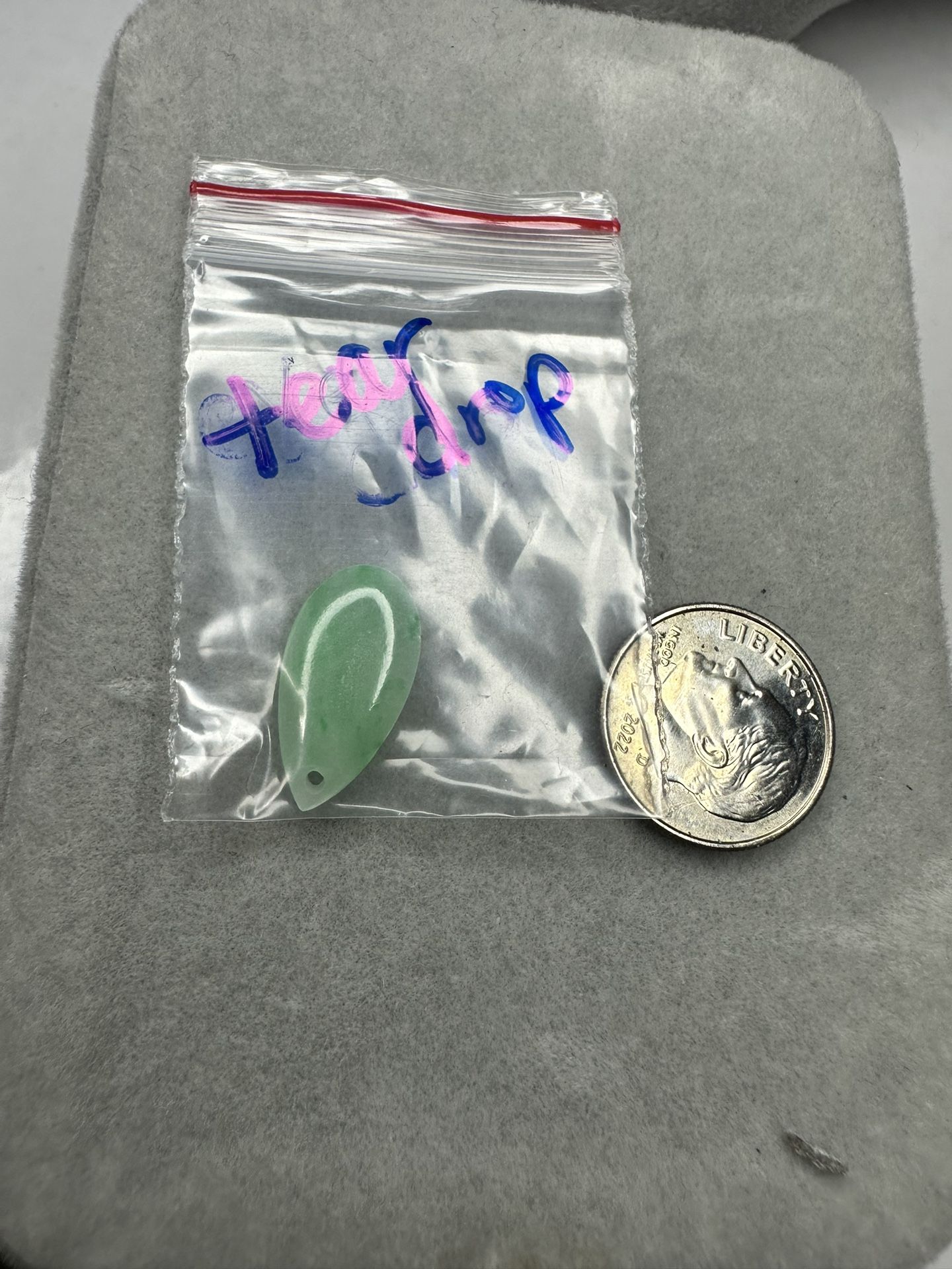 Jade Pendant Tear Drop