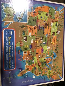 Golden 1968 United State Of America Puzzle 