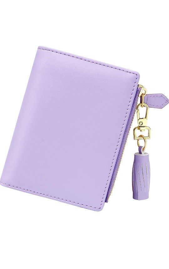 GEEAD Small Wallets for Women Bifold Slim Coin Purse Zipper ID Card Holder