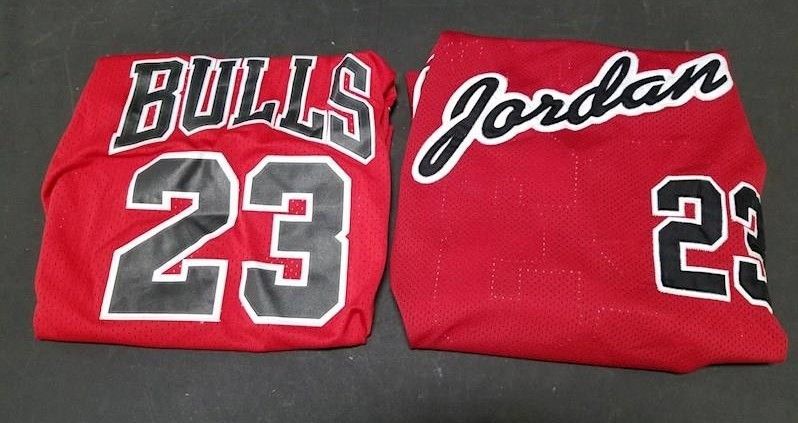 Michael Jordan Vintage Jerseys Lot Of 2