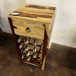 Sheesham Accents Wine Rack
