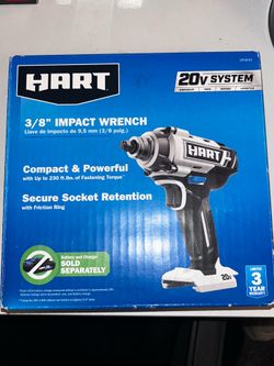 Hart 3/8” impact wrench