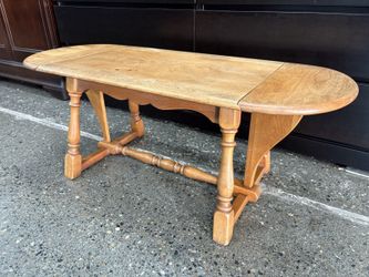 HAYWOOD WAKEFIELD Vintage American Colonial Drop Leaf Coffee Table
