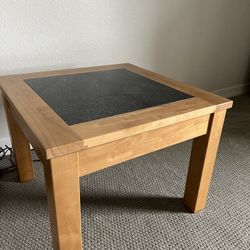 End/Coffee Table. Top Is Granite