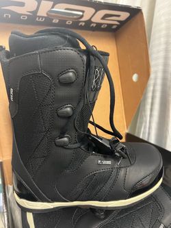 Ride Snowboards Black Snowboard Boots