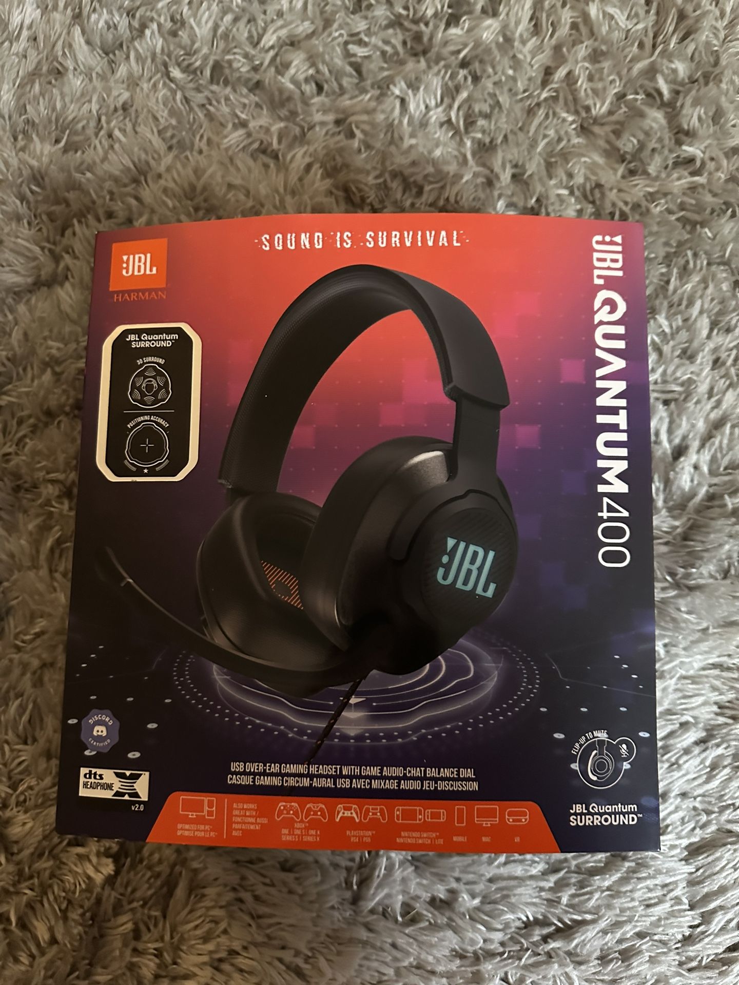 JBL Quantum 400 USB Headset
