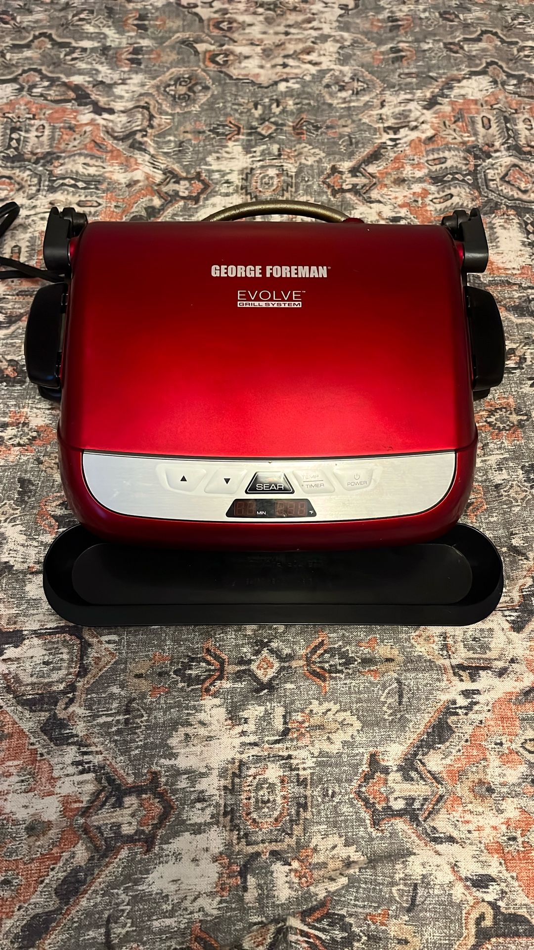 George Foreman Evolve Grill System W/ Extra Plates