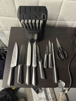 Imarku G14 Japanese Knife Set – 14-Piece with Block & Built-In Sharpener