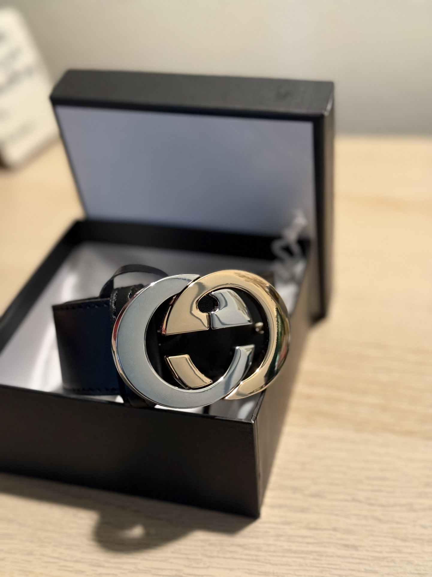 Gucci GG Buckle Belt Black